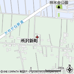 埼玉県所沢市所沢新町2497-15周辺の地図