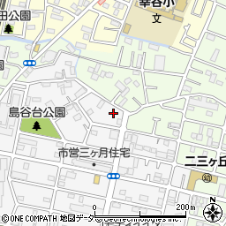 千葉県松戸市三ケ月1220周辺の地図
