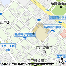 埼玉県川口市江戸周辺の地図