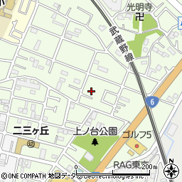 千葉県松戸市二ツ木1361周辺の地図