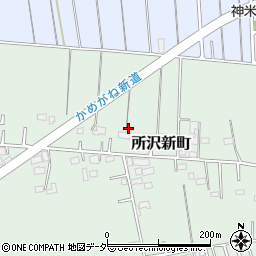 埼玉県所沢市所沢新町2489周辺の地図