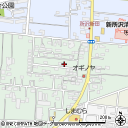 埼玉県所沢市所沢新町2518周辺の地図