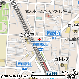 戸田駅前すくすく保育園周辺の地図