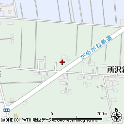 埼玉県所沢市所沢新町2476周辺の地図