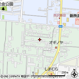 埼玉県所沢市所沢新町2514-9周辺の地図