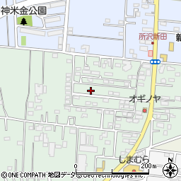 埼玉県所沢市所沢新町2514-12周辺の地図