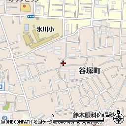 埼玉県草加市谷塚町1689-9周辺の地図