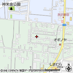埼玉県所沢市所沢新町2514-13周辺の地図