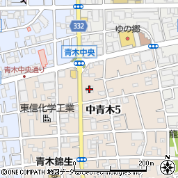 川口信用金庫川口中央支店周辺の地図