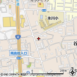 埼玉県草加市谷塚町1705-13周辺の地図