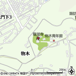 龍湖寺周辺の地図