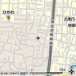 埼玉県草加市谷塚町1607-7周辺の地図