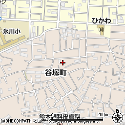 埼玉県草加市谷塚町1686-7周辺の地図