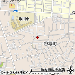 埼玉県草加市谷塚町1689-6周辺の地図