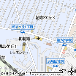 コモディイイダ北朝霞店周辺の地図