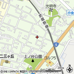 千葉県松戸市二ツ木1348周辺の地図