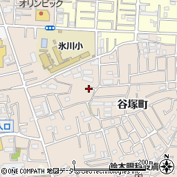 埼玉県草加市谷塚町1718-30周辺の地図