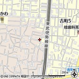 埼玉県草加市谷塚町1607-4周辺の地図