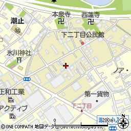 埼玉県八潮市二丁目1153-1周辺の地図