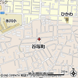 埼玉県草加市谷塚町1686-11周辺の地図