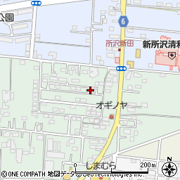 埼玉県所沢市所沢新町2518-5周辺の地図