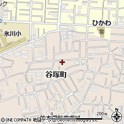埼玉県草加市谷塚町1686-5周辺の地図