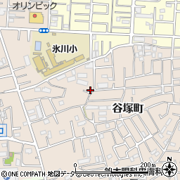 埼玉県草加市谷塚町1718-19周辺の地図