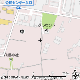 千葉県白井市中周辺の地図