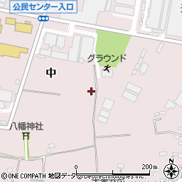 千葉県白井市中周辺の地図