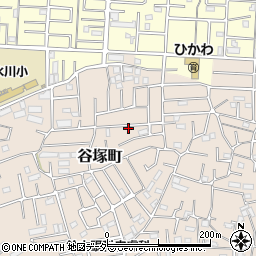 埼玉県草加市谷塚町1685-6周辺の地図