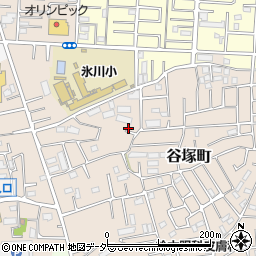 埼玉県草加市谷塚町1718-20周辺の地図
