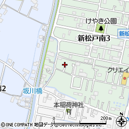 千葉県松戸市新松戸南3丁目220周辺の地図