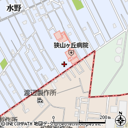 埼玉県狭山市水野1072周辺の地図