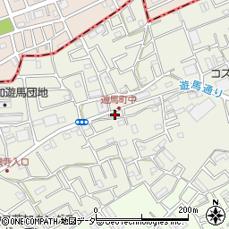 埼玉県草加市遊馬町1013周辺の地図