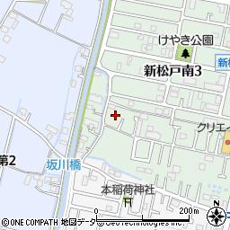 千葉県松戸市新松戸南3丁目210周辺の地図