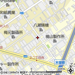 埼玉県八潮市二丁目424周辺の地図
