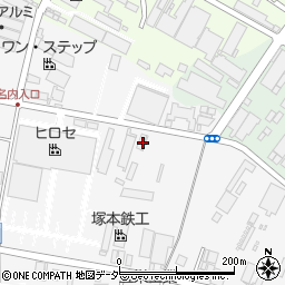 株式会社篠塚建材　白井プラント周辺の地図