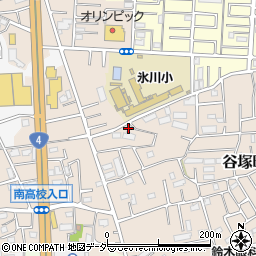 埼玉県草加市谷塚町1768-7周辺の地図