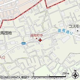 埼玉県草加市遊馬町998周辺の地図