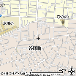 埼玉県草加市谷塚町1686-15周辺の地図