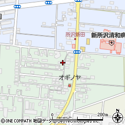 埼玉県所沢市所沢新町2523-11周辺の地図