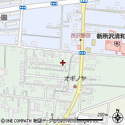 埼玉県所沢市所沢新町2523周辺の地図