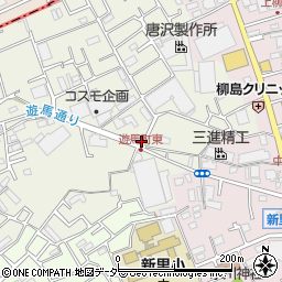 埼玉県草加市遊馬町775周辺の地図