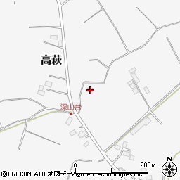 千葉県香取市高萩350周辺の地図