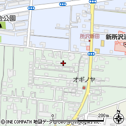 埼玉県所沢市所沢新町2523-13周辺の地図