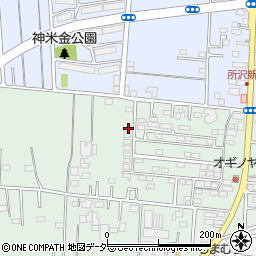埼玉県所沢市所沢新町2514-34周辺の地図