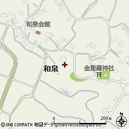 千葉県印西市和泉853周辺の地図
