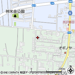 埼玉県所沢市所沢新町2514-30周辺の地図