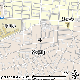 埼玉県草加市谷塚町1728-10周辺の地図