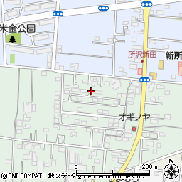 埼玉県所沢市所沢新町2521周辺の地図
